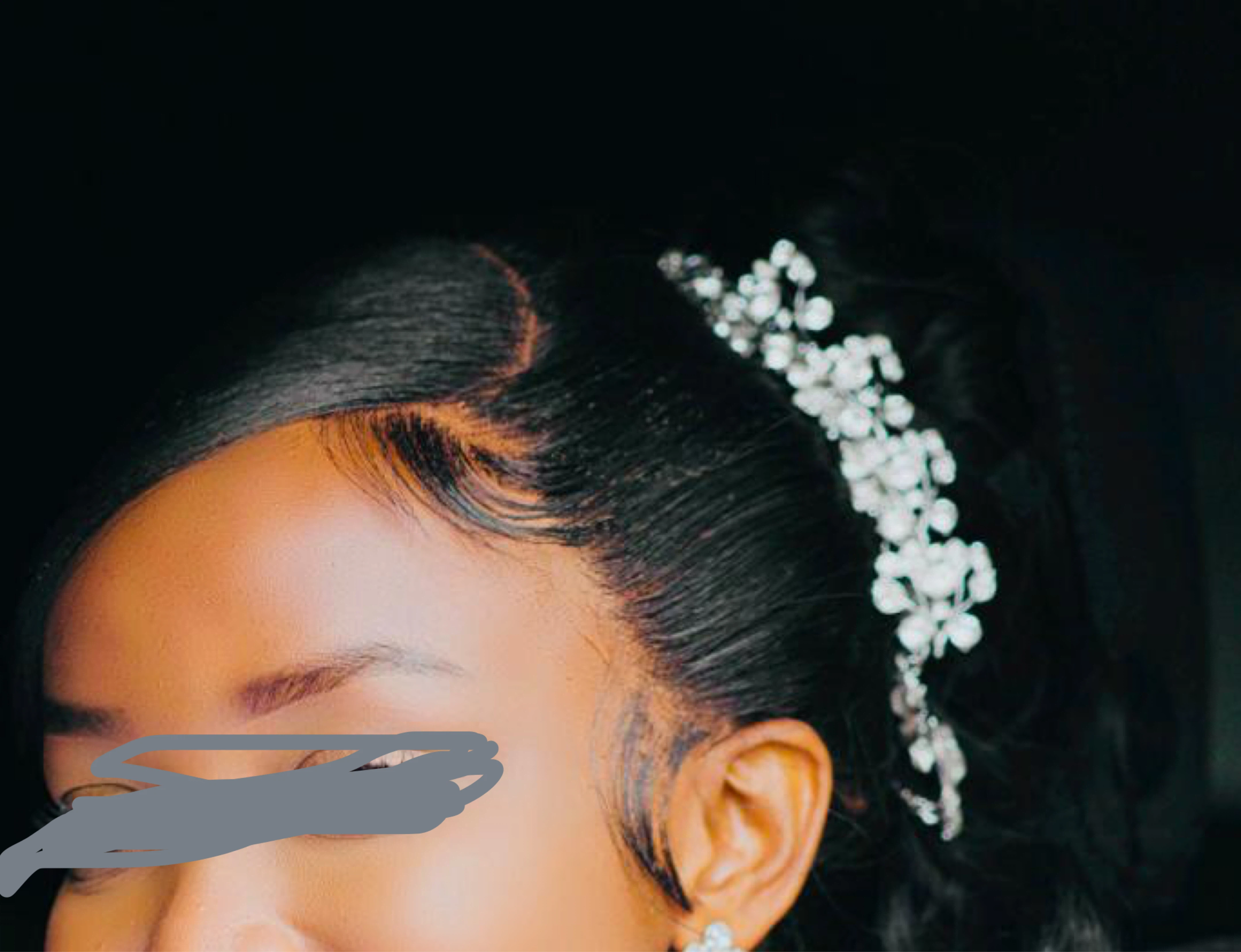 Black Wavy Lace Front Wig - photo 5