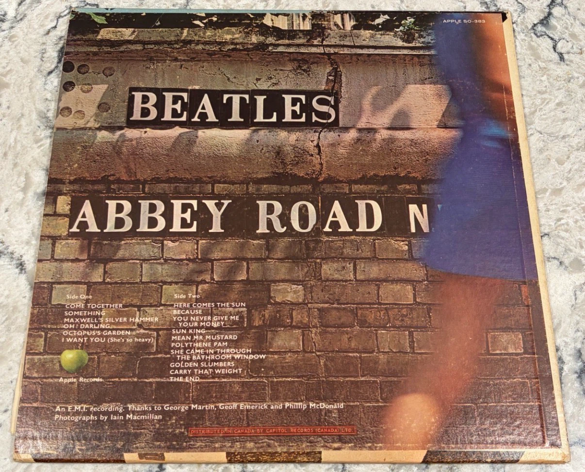 The Beatles Abbey Road Vinyl Record LP (SO-383) - photo 2