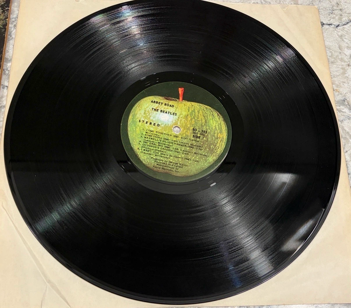 The Beatles Abbey Road Vinyl Record LP (SO-383) - photo 3