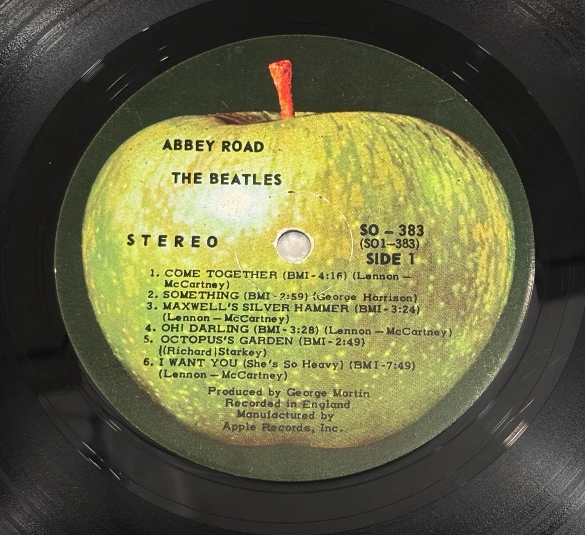 The Beatles Abbey Road Vinyl Record LP (SO-383) - photo 5