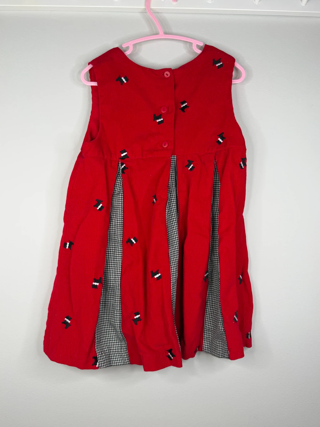George Girls' Red Corduroy Dress - Size 3T - photo 2