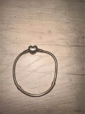 Pandora Sterling Silver Bracelet with Charms