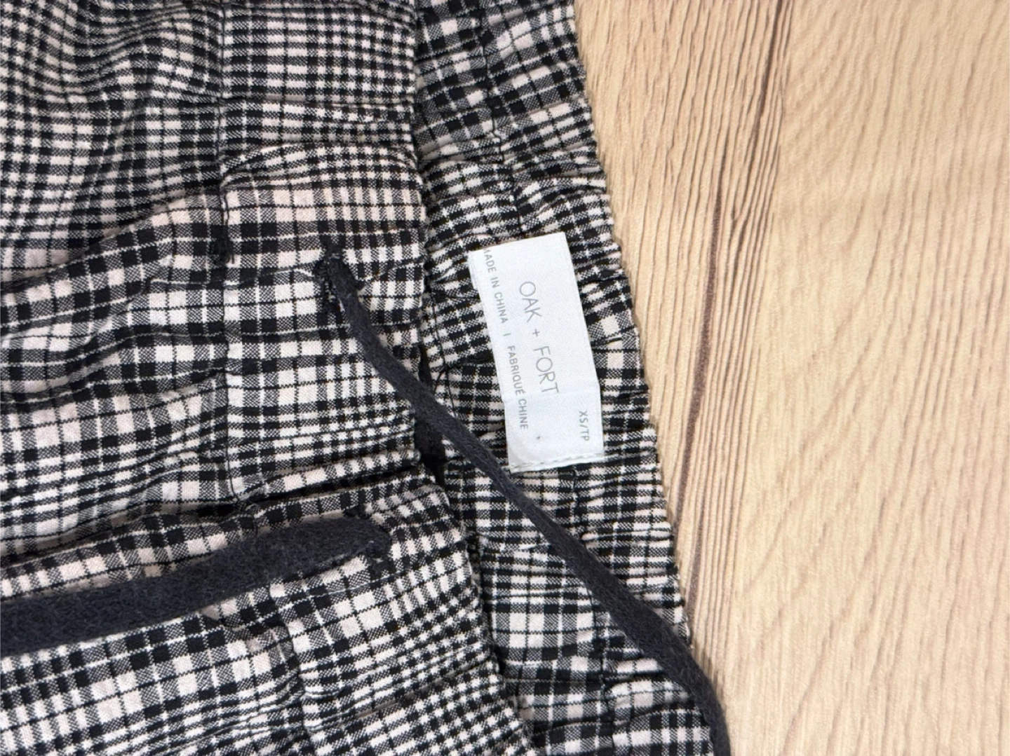 OAK + FORT Plaid Pants - photo 2