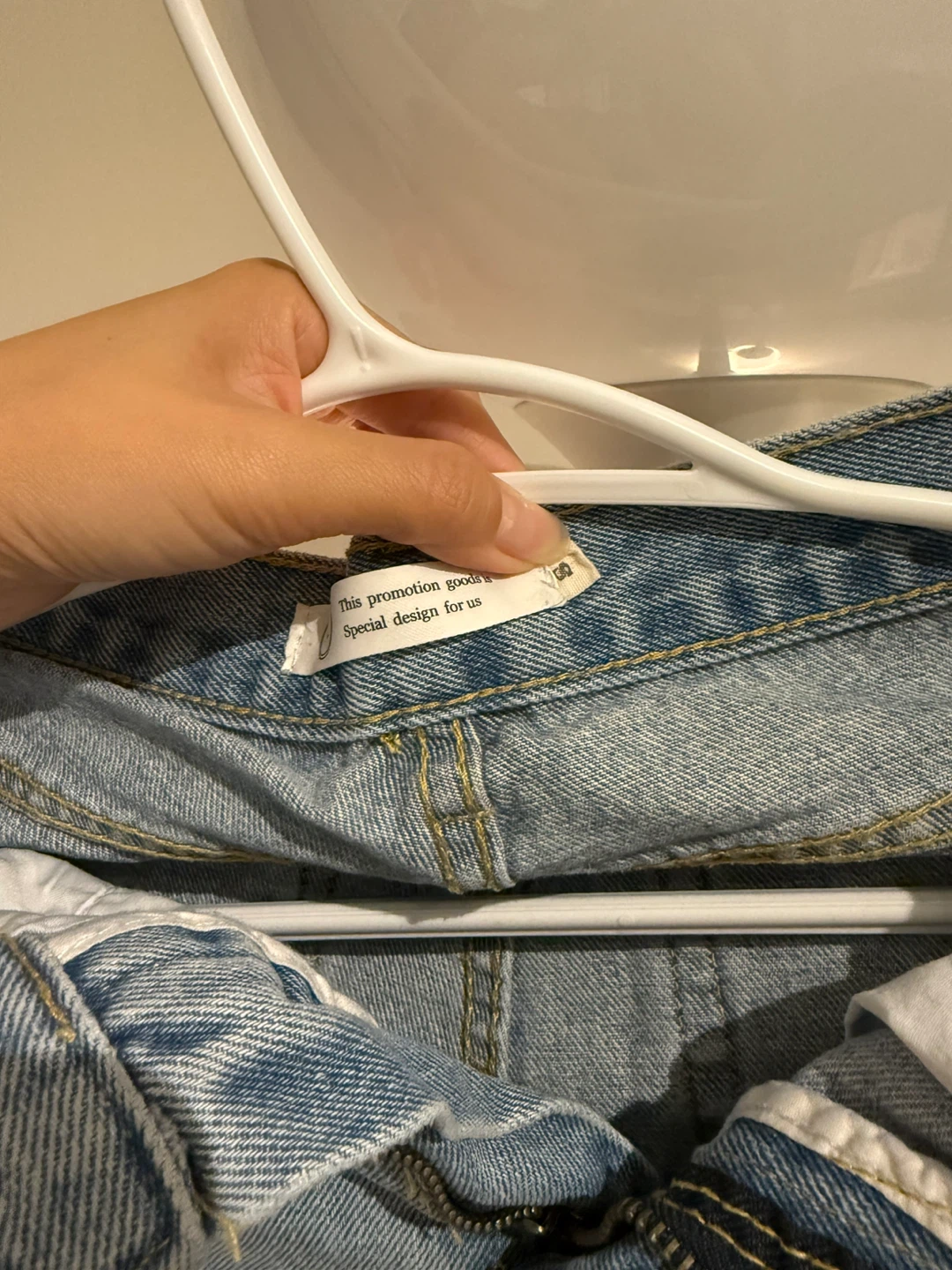 Light Wash Denim Jeans - photo 2