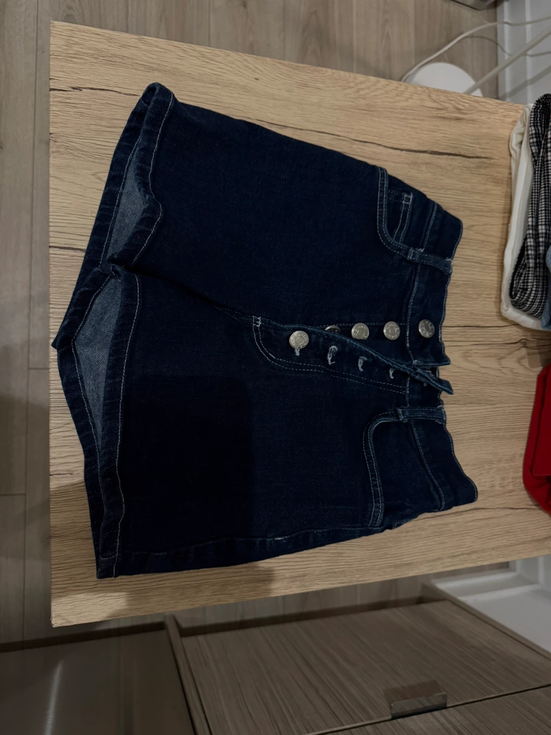 BDG Urban Outfitters Denim High-Waisted Button-Fly Shorts