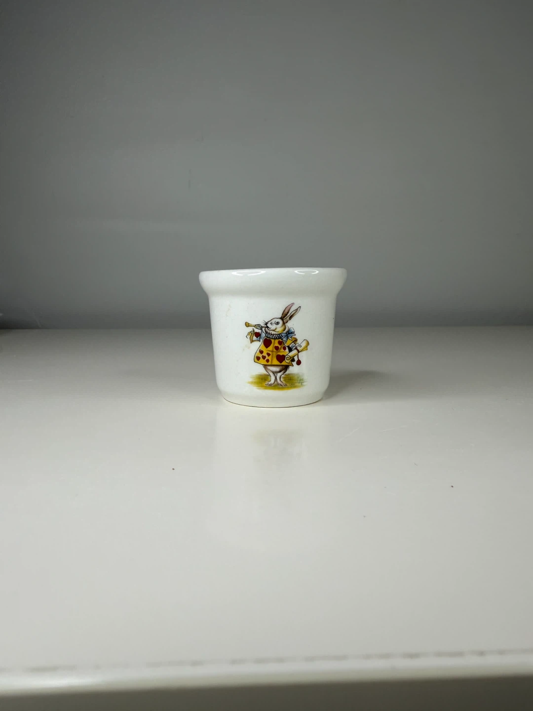 Alice in Wonderland White Rabbit Egg Cup - photo 2