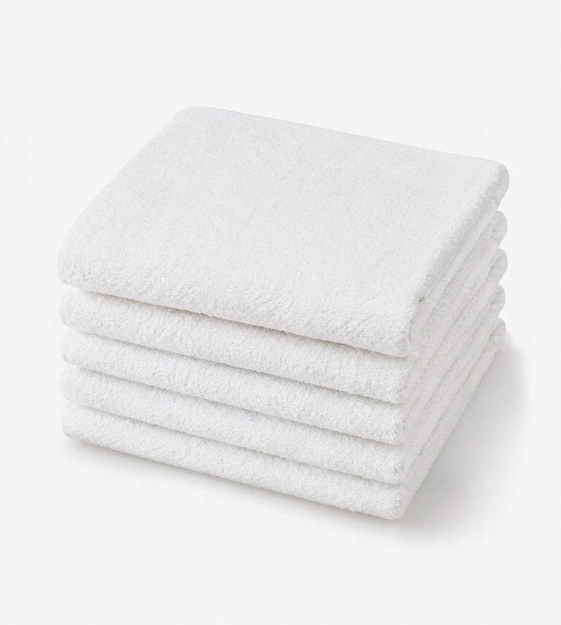 MUST GO TODAY! ‼️ Stack of white bath towels
