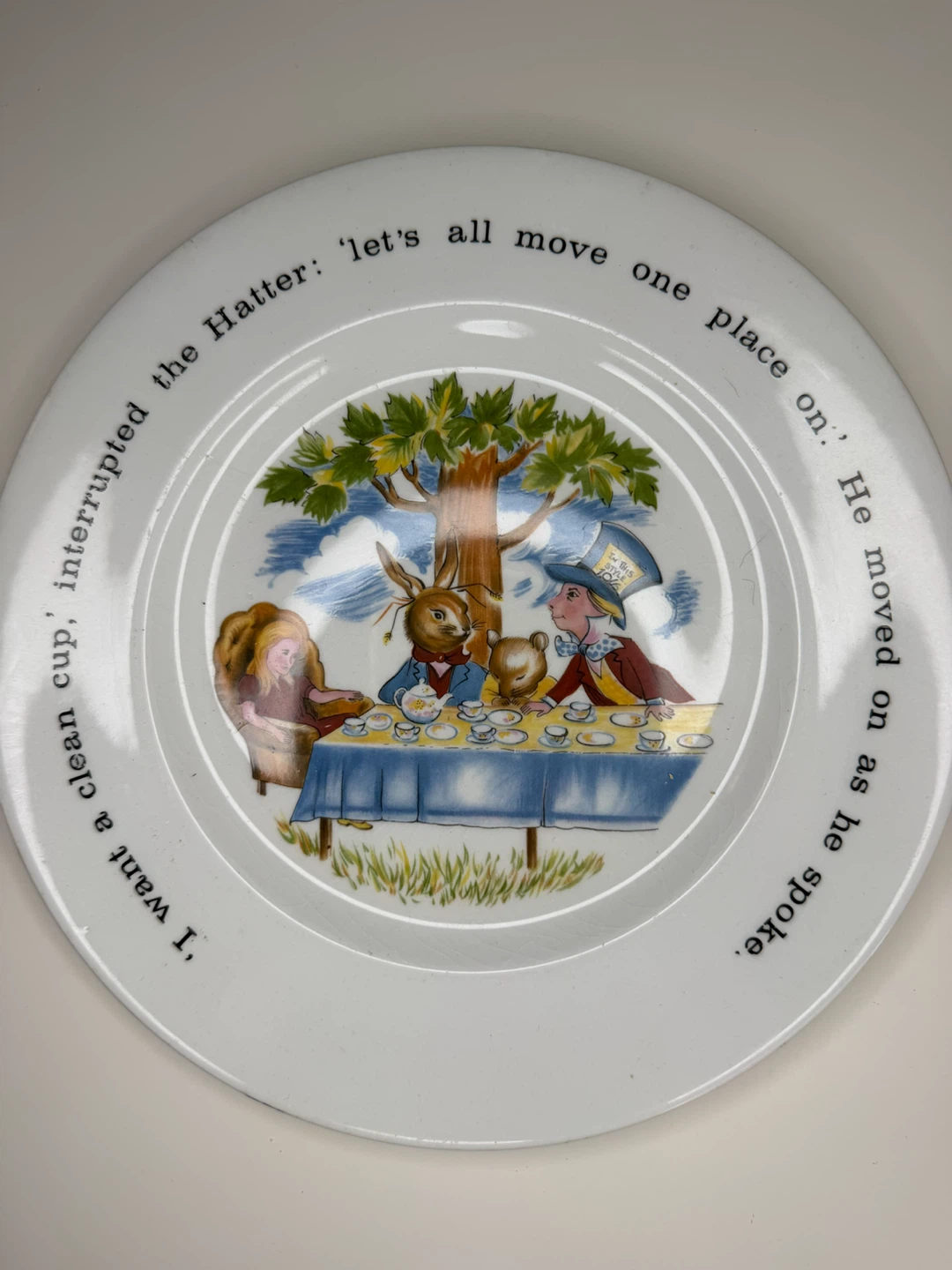 Johnson Bros. Alice in Wonderland Plate