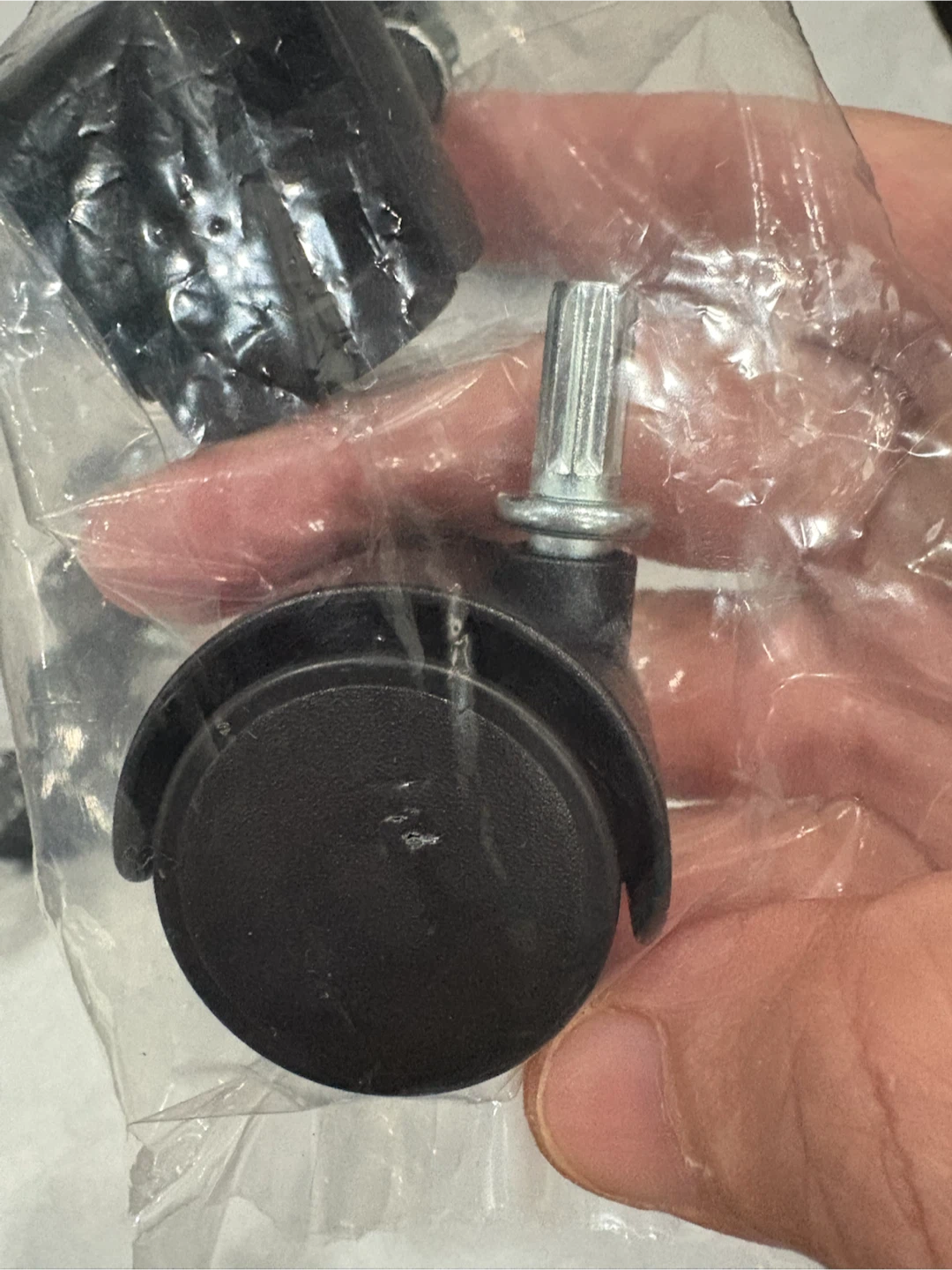 New $5 each 4pcs set (total of 28 pcs) Black Caster Wheels