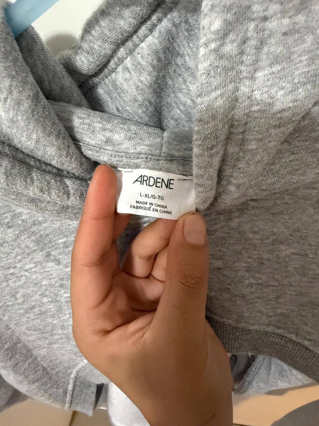 ARDENE Grey Cropped Hoodie