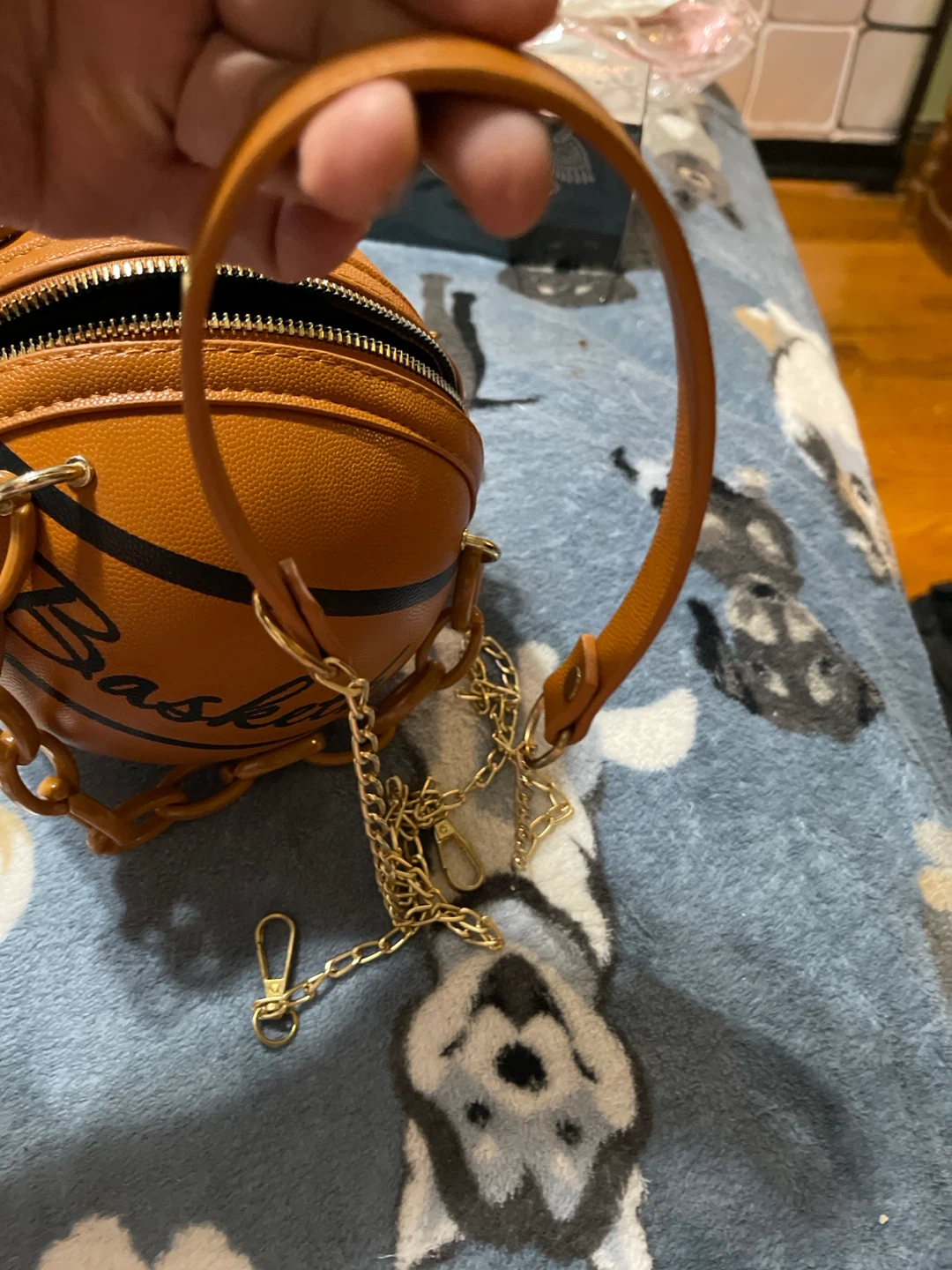 Basketball Purse with Chain Strap - photo 2