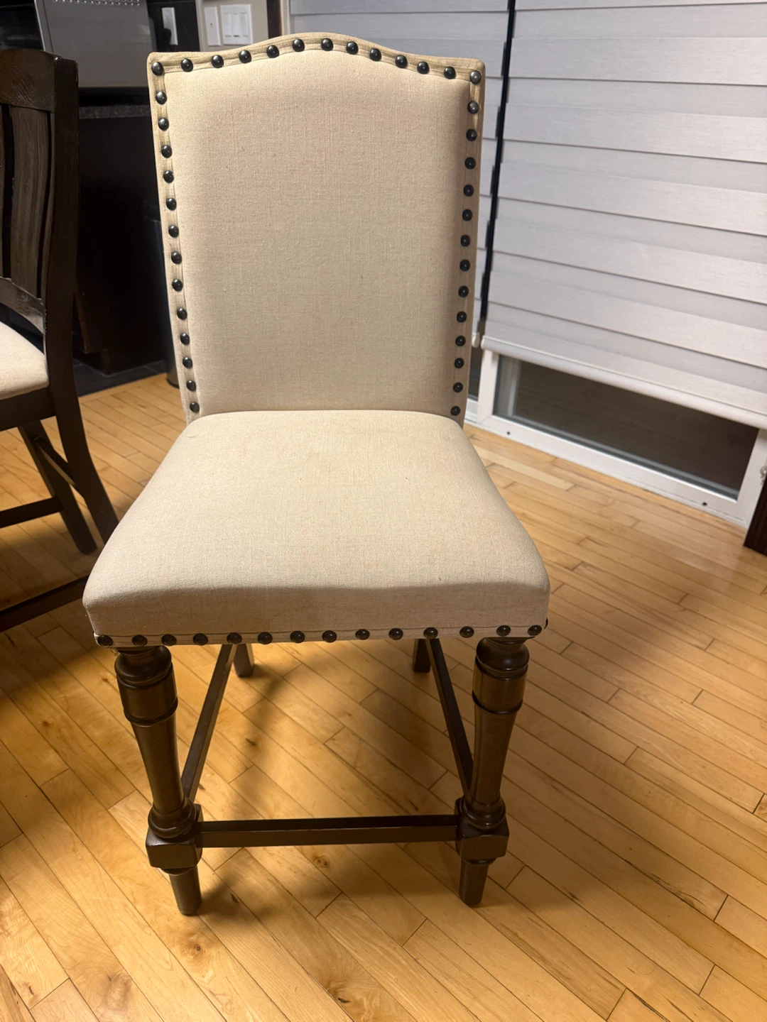 Upholstered Bar Stool Chair - photo 2