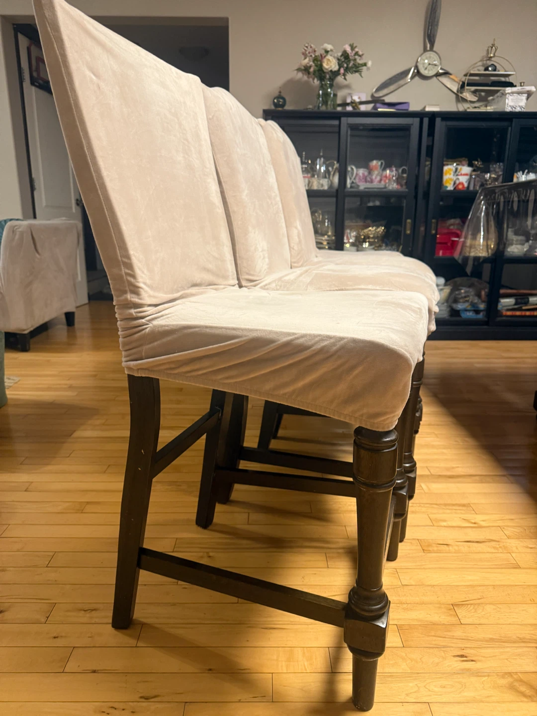 Upholstered Bar Stool Chair - photo 4