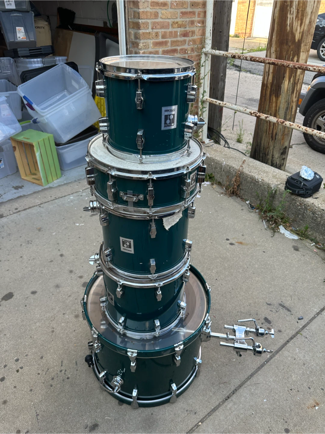 Drum Set – Sold As-Is. Batería Sonor de 5 piezas