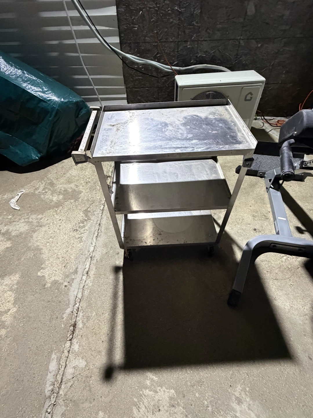 Stainless Steel Utility Cart with Shelves