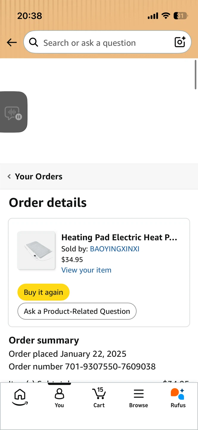 Electric Heating Pad - photo 2