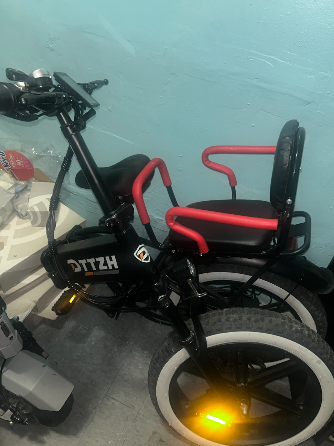DTTZH Electric Bike with Child Seat