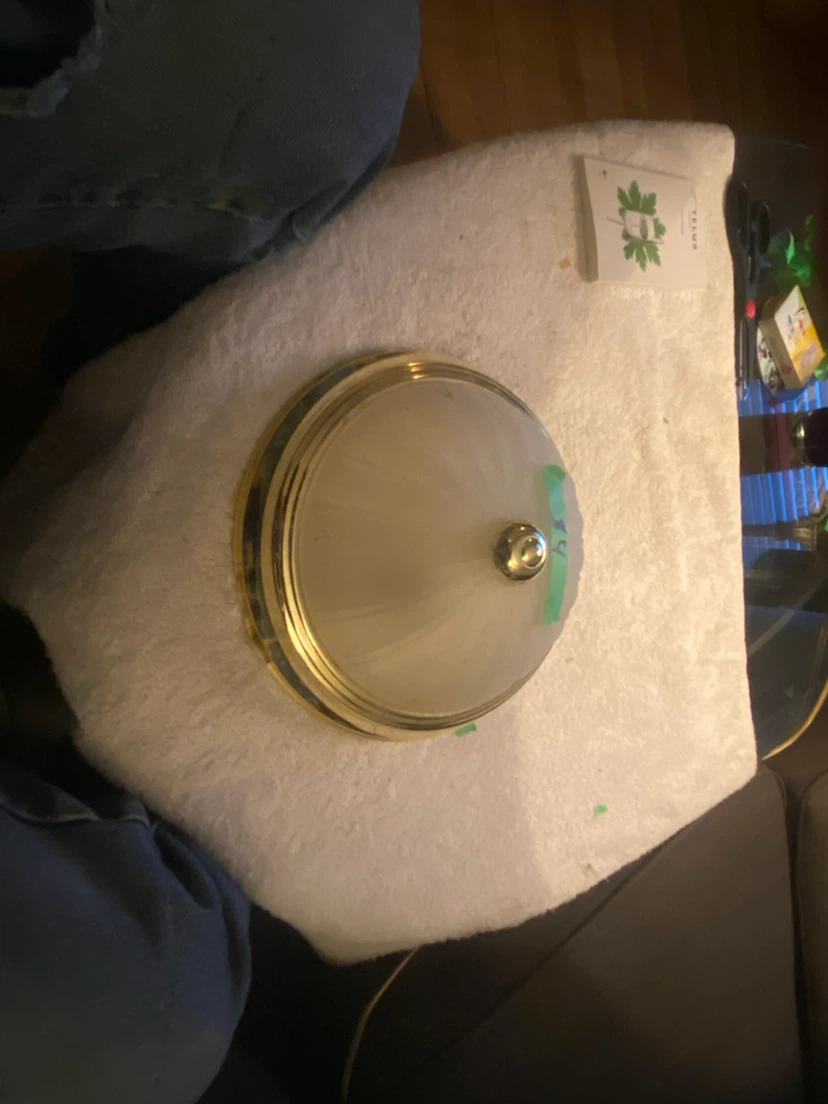 Brass Flush Mount Light Fixture - photo 2