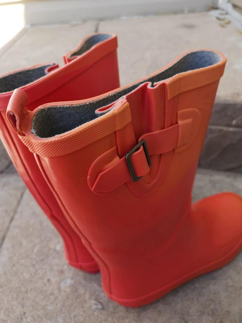 Red Rain Boots - Size 6 - photo 2