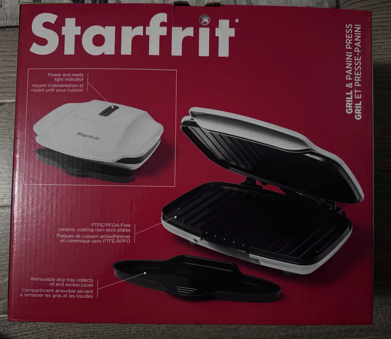 Starfrit Grill & Panini Press