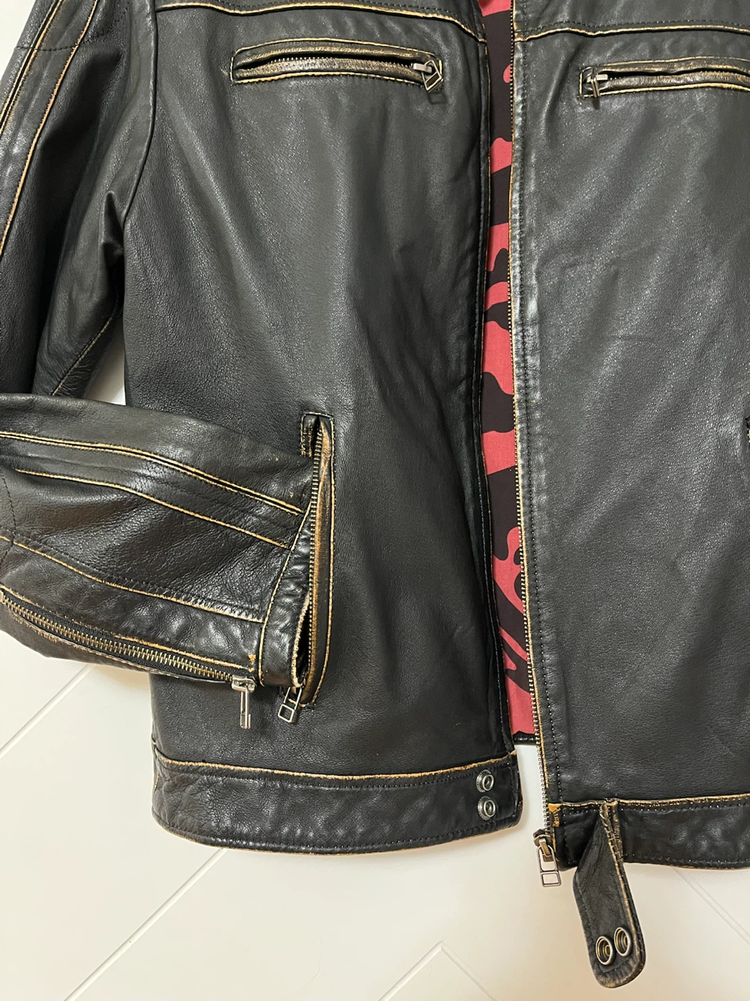 Danier Men's Genuine Leather Moto Jacket - photo 5