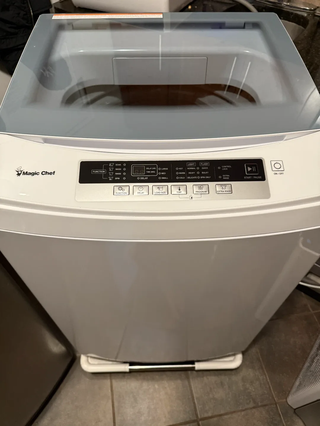 Magic Chef 3.0 Cu. Ft. Portable Compact Washer - Like New - photo 2