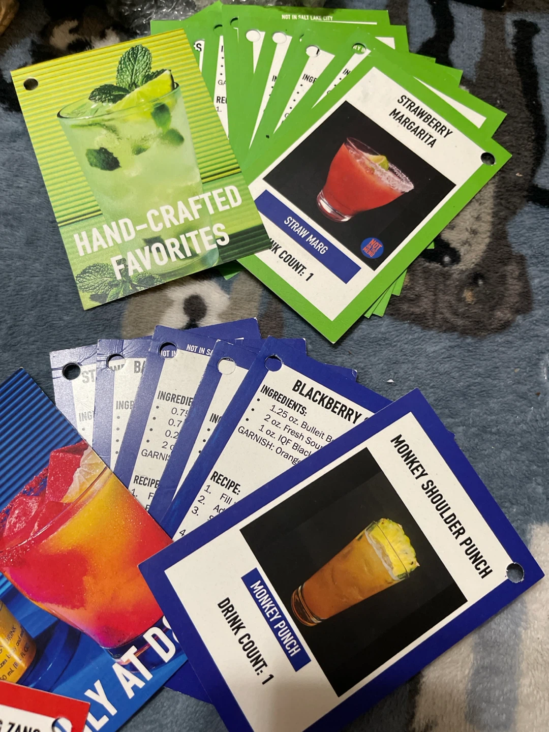 Dave & Buster's Recipe Cards - photo 3