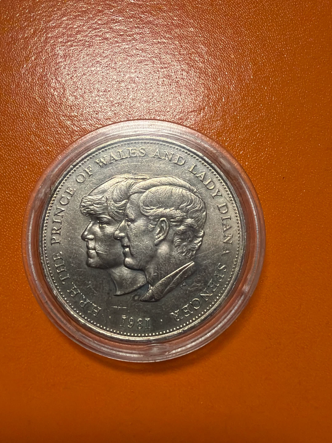 1981 Royal Wedding Coin Prince Charles Lady Diana