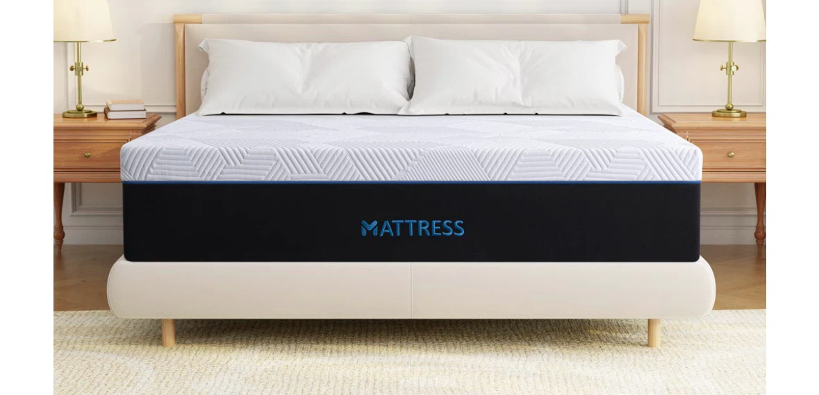 Queen Bed Frame + Queen Memory Foam Mattress - photo 4