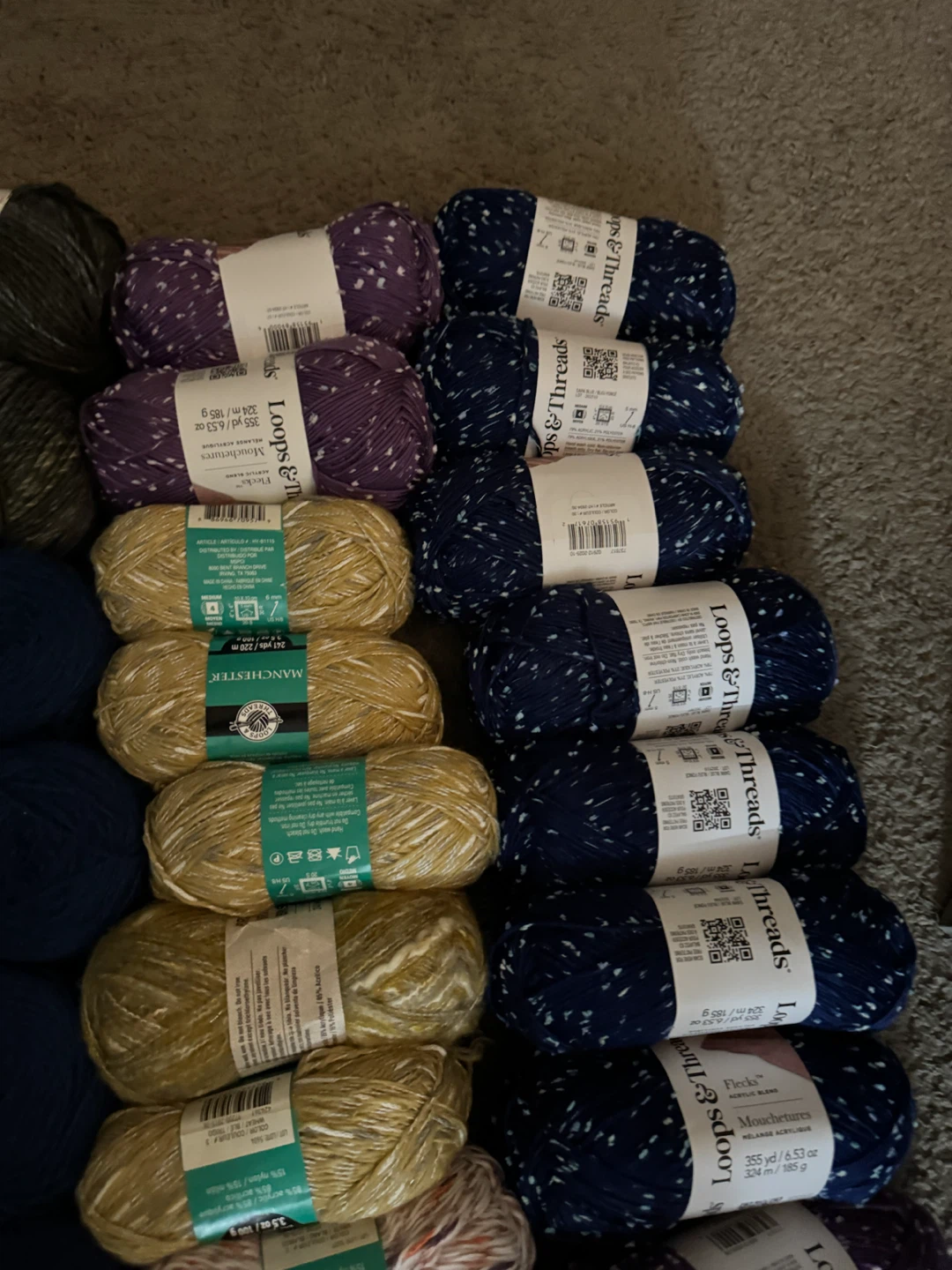 Huge Yarn Lot – Various Brands, Colors & Weights - photo 3