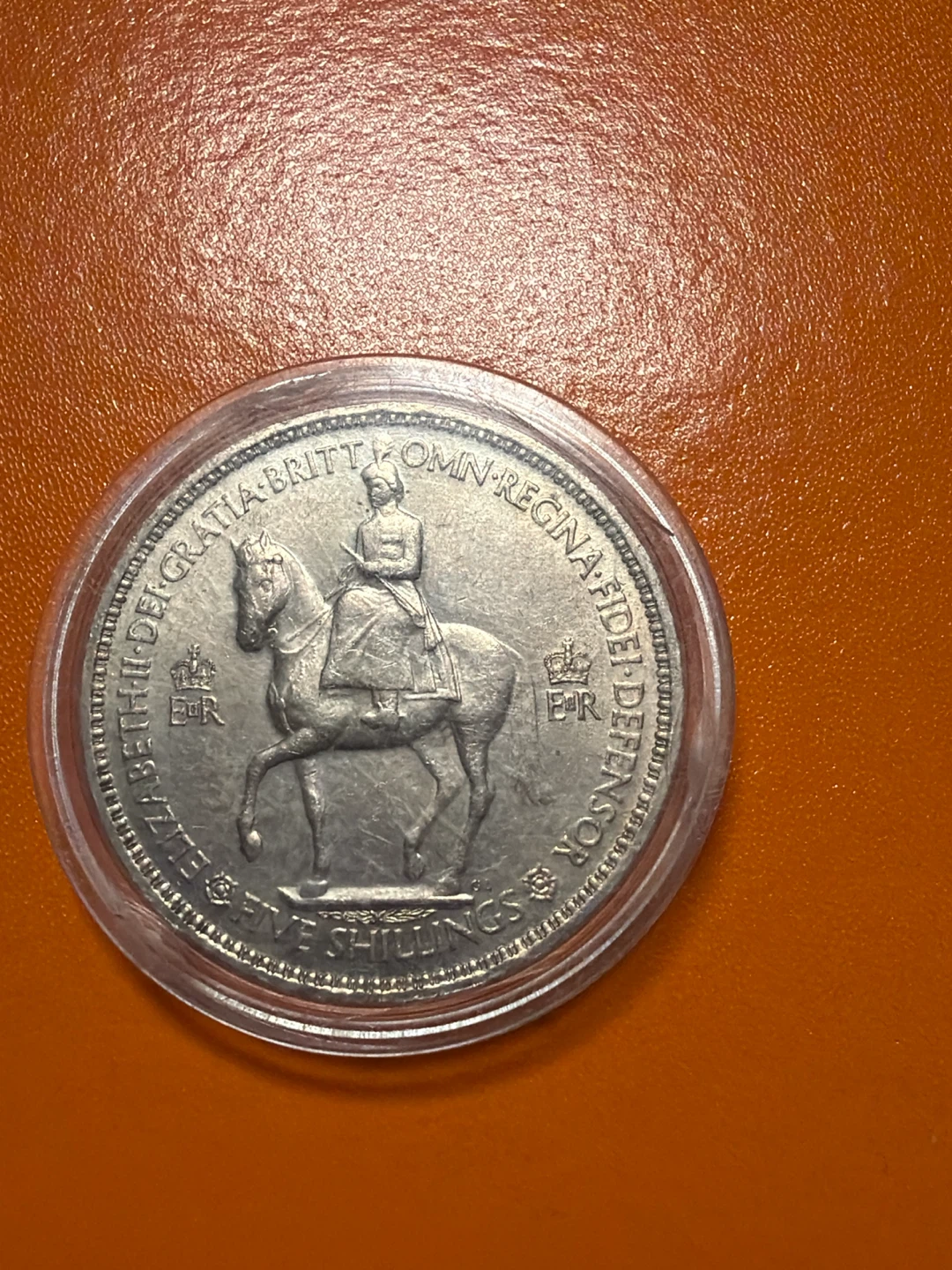 1953 Elizabeth II Five Shillings Coin