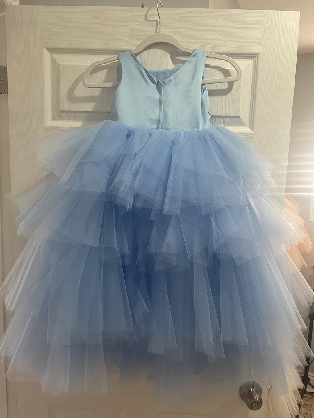 Light Blue Tulle Flower Girl Dress - photo 2