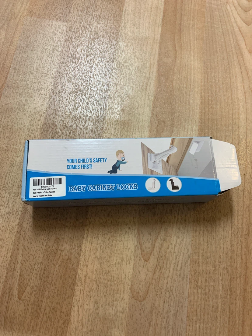 Child safety cabinet locks (some missing)