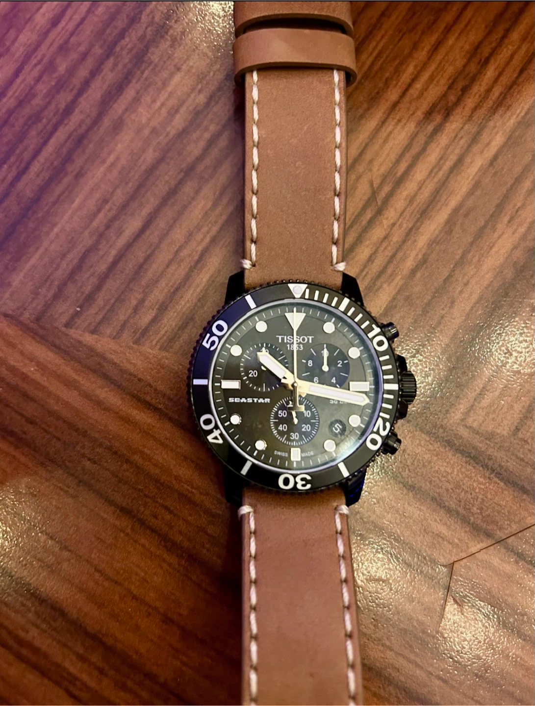 Tissot Seastar 1000 chronograph swiss watch - photo 4