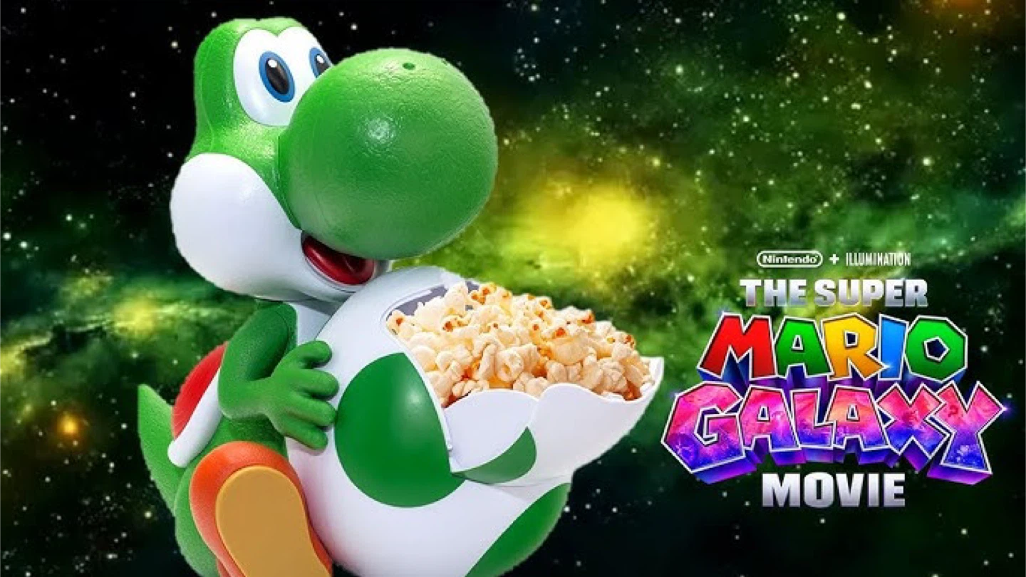 Factory Sealed Yoshi Popcorn Bucket (Cineplex) - photo 3