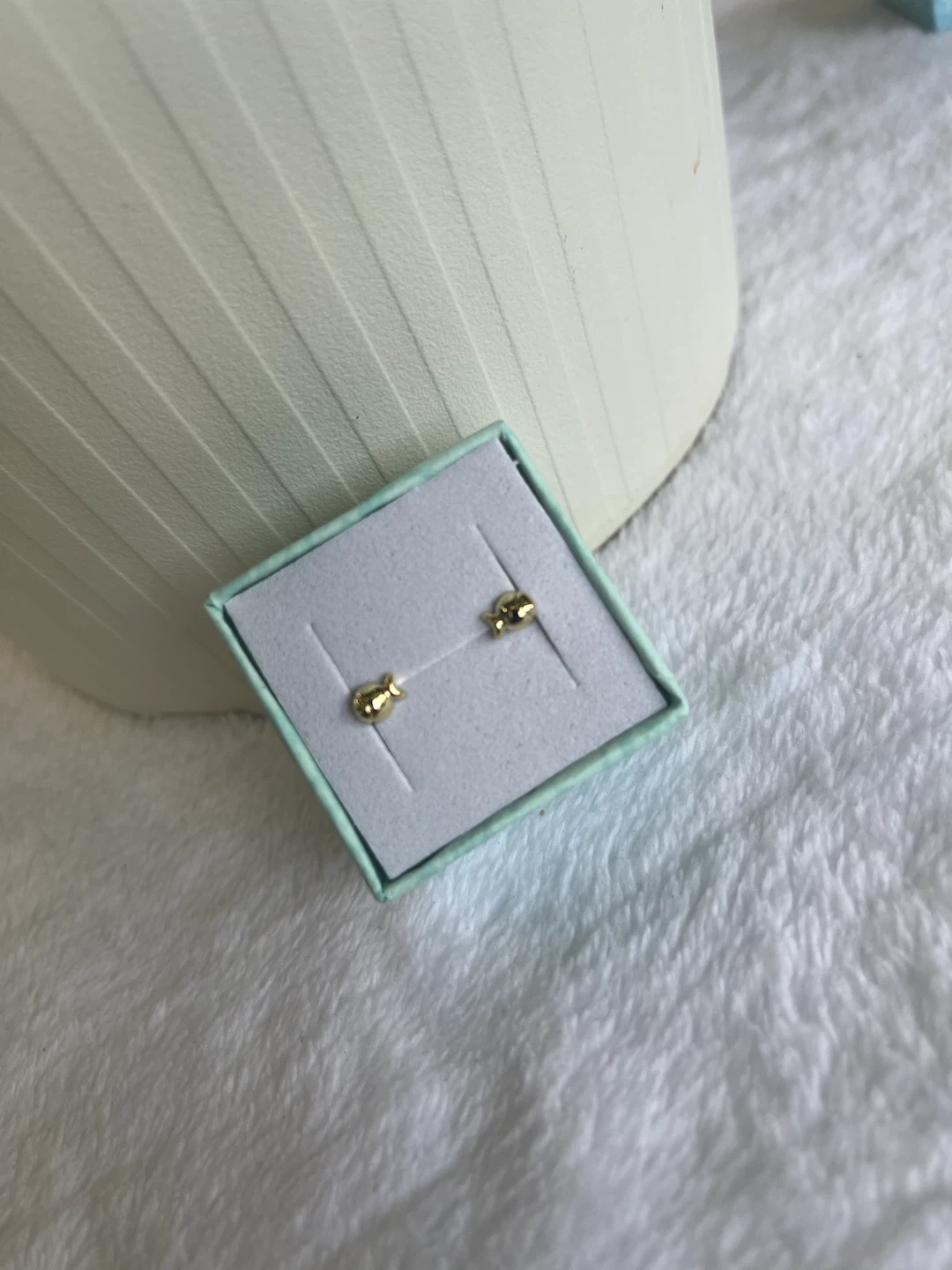Gold Fish Earrings