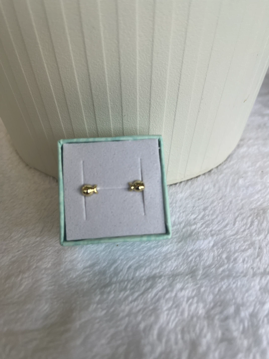Gold Fish Earrings - photo 2
