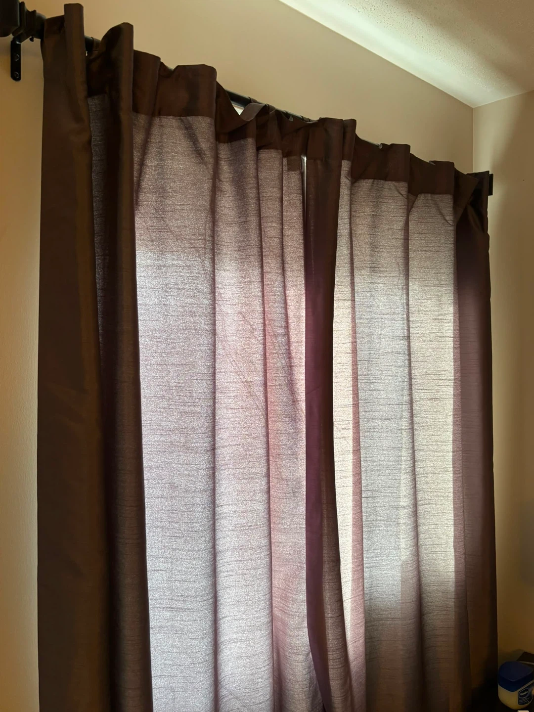 84” Textured Grey Blackout Curtains FOUR panels