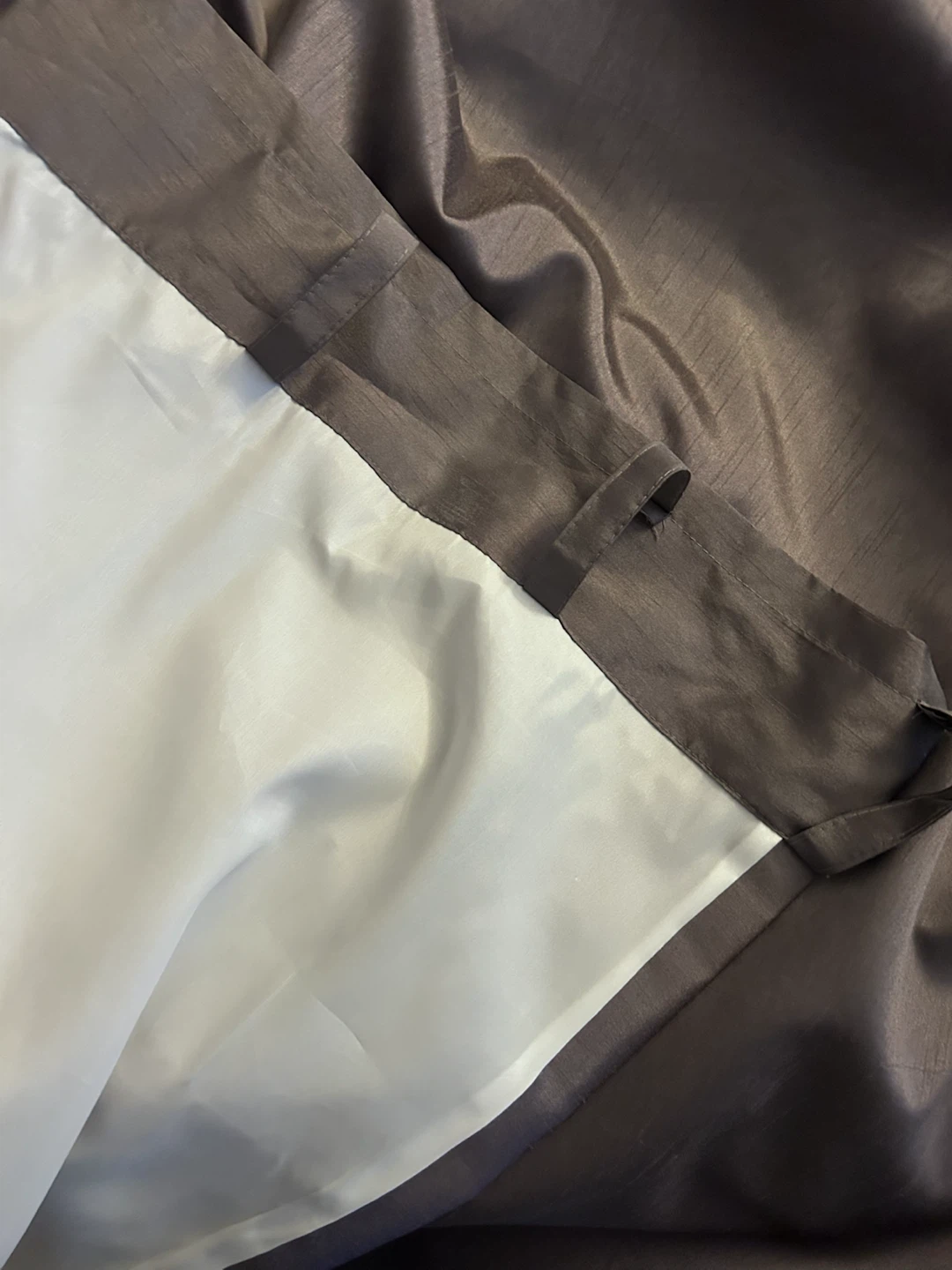 84” Textured Grey Blackout Curtains FOUR panels - photo 3