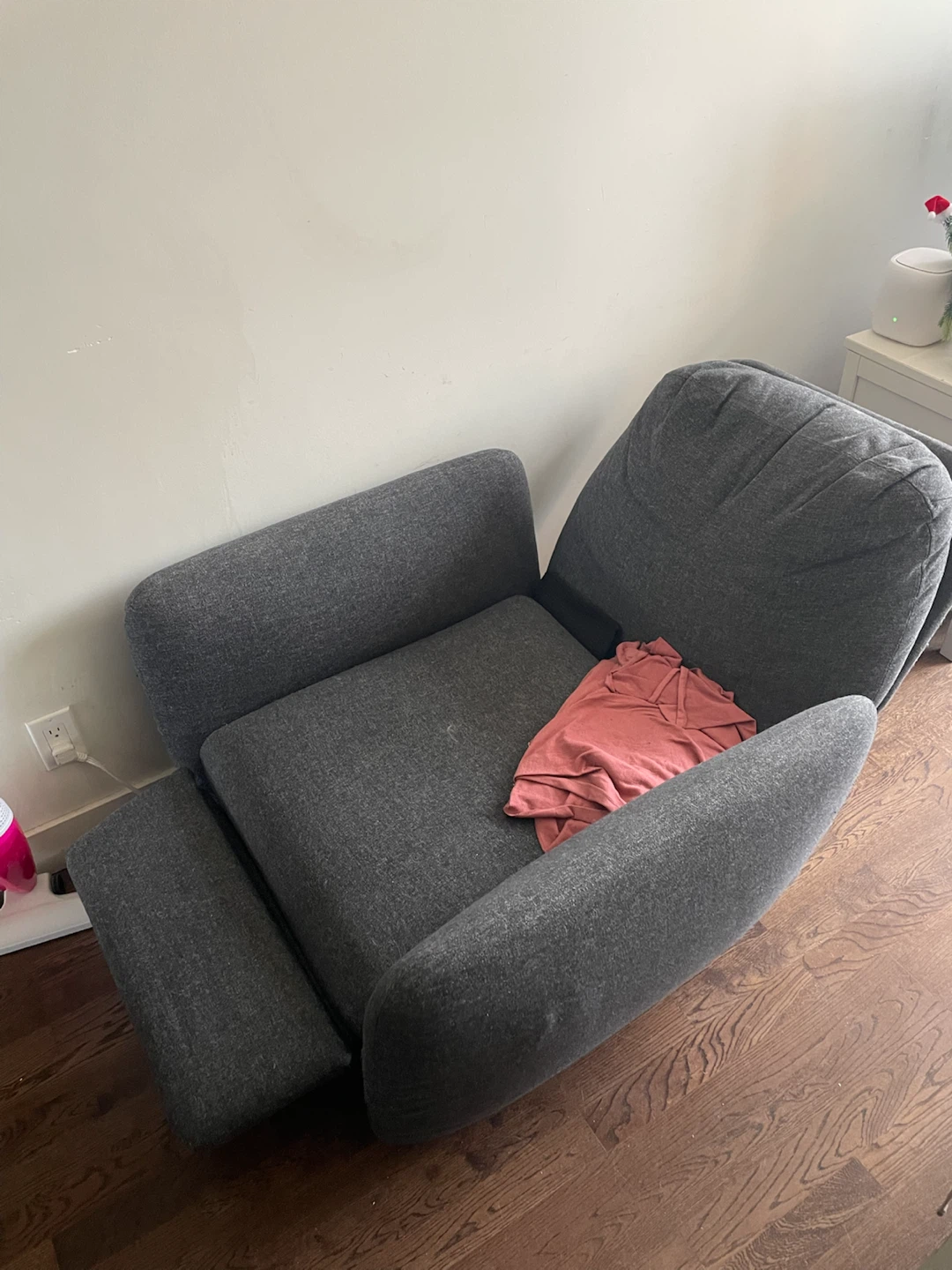 Grey armchair sofa - photo 2