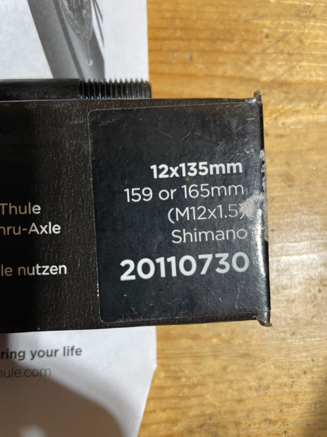 Thule Thru-Axle Adapter M12 x 1.5 - photo 4
