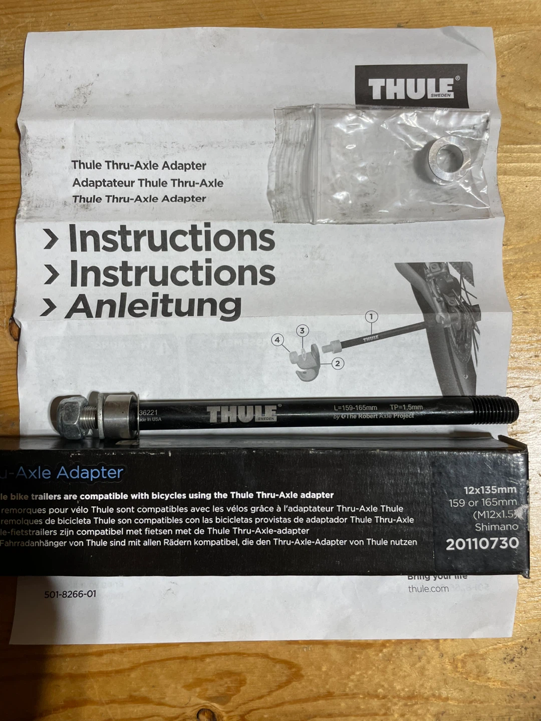 Thule Thru-Axle Adapter M12 x 1.5
