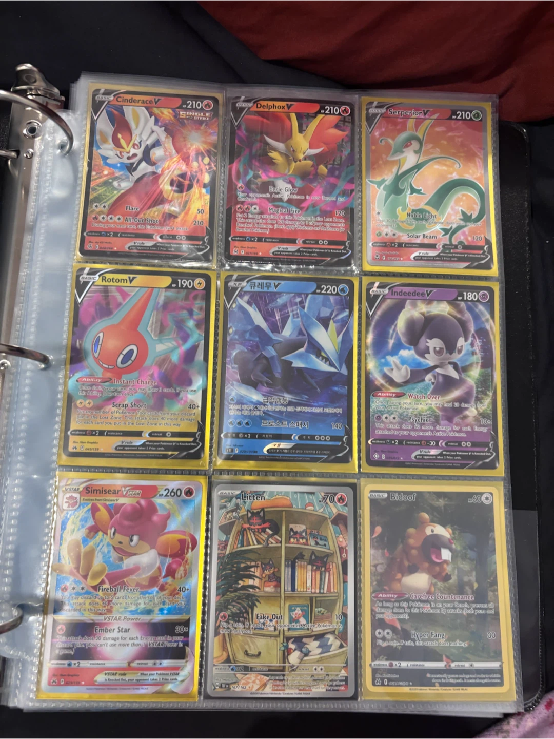 Pokemon card singles