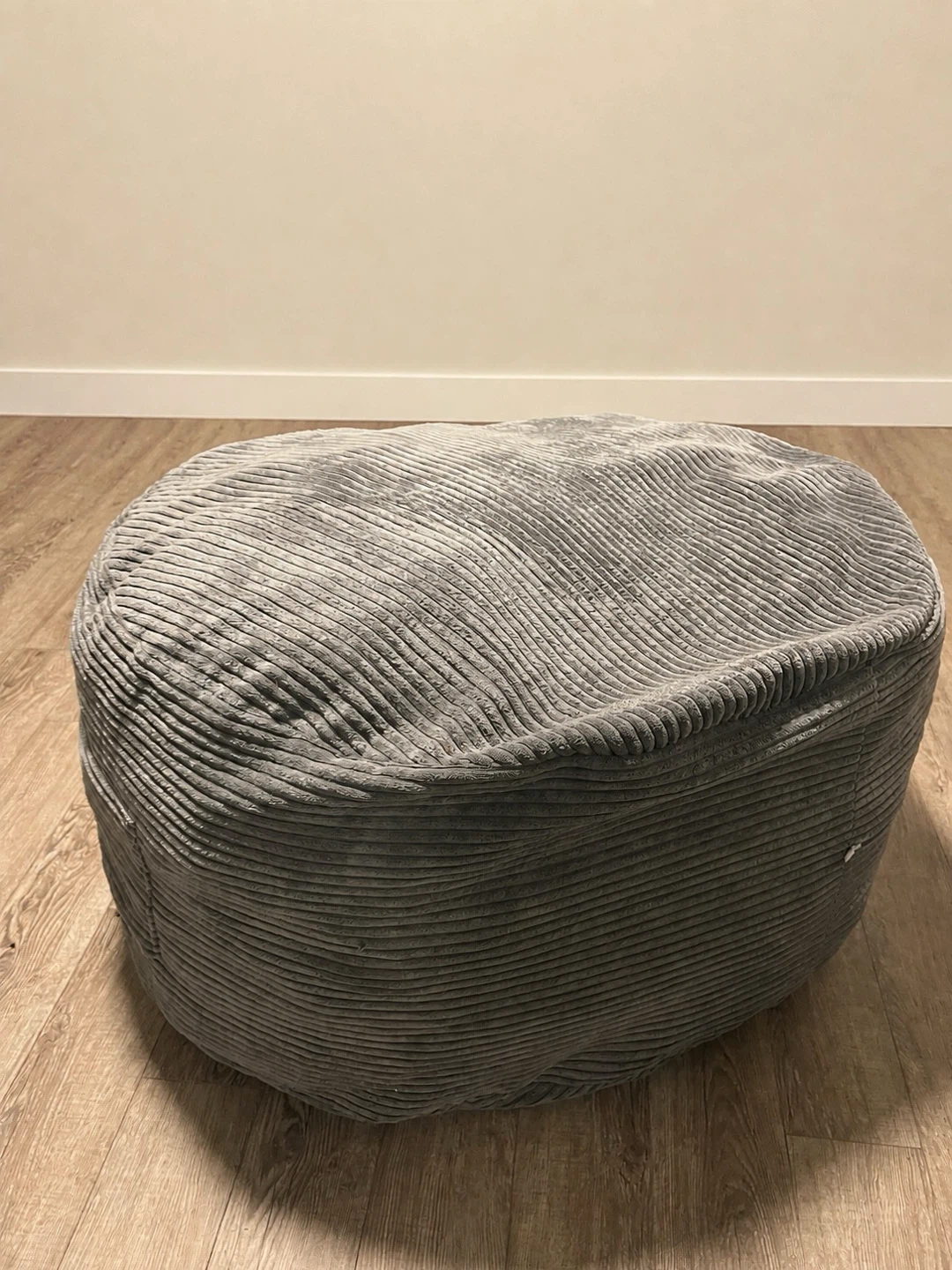Convertible Bean Bag Chair & Floor Bed – Dark Grey
