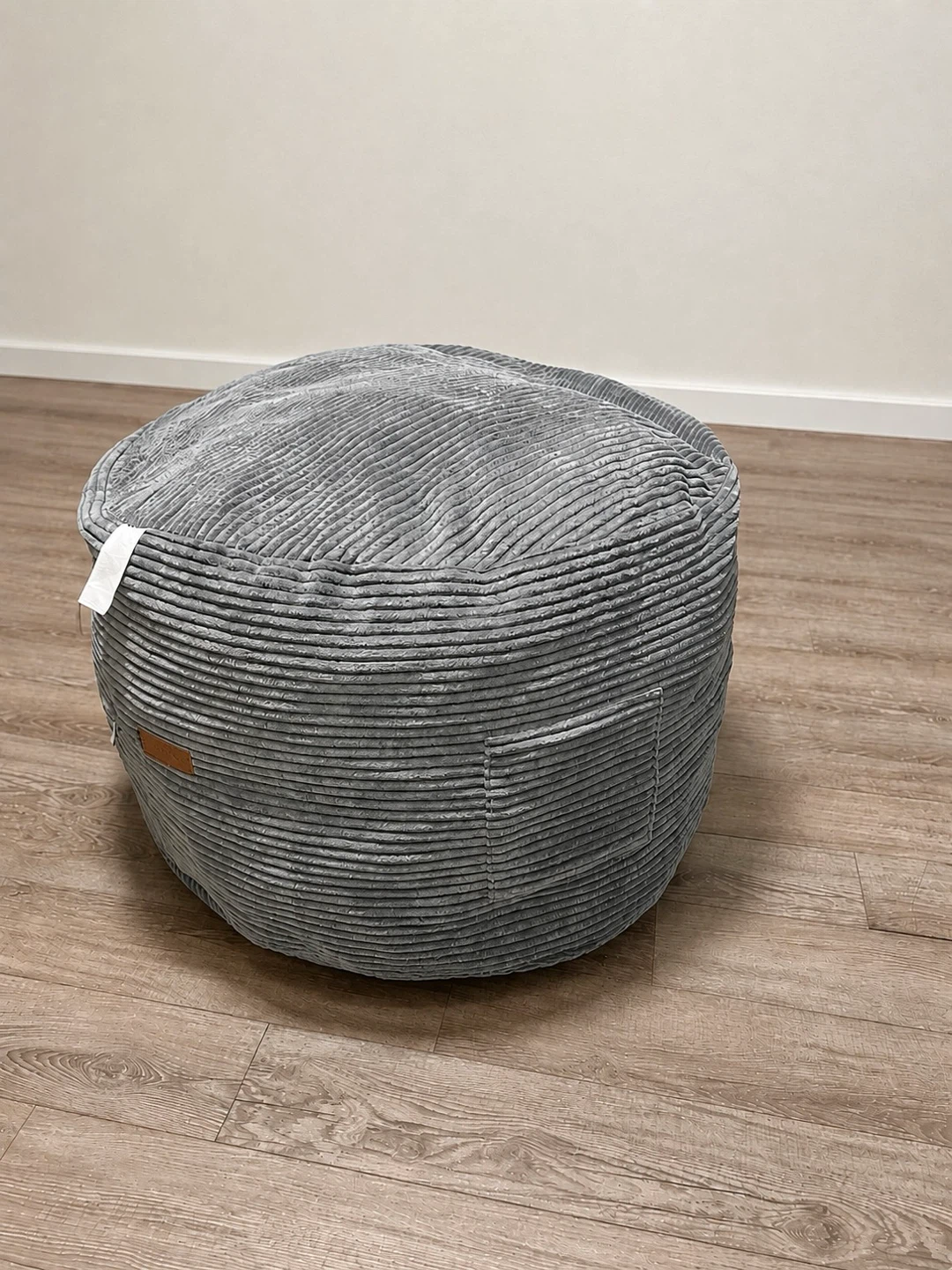 Convertible Bean Bag Chair & Floor Bed – Dark Grey - photo 2
