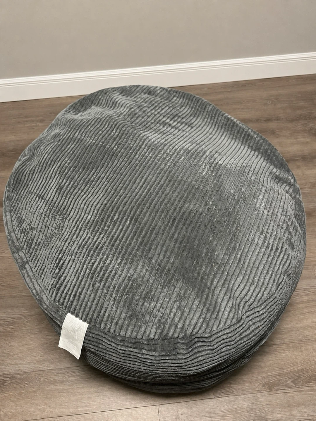 Convertible Bean Bag Chair & Floor Bed – Dark Grey - photo 3