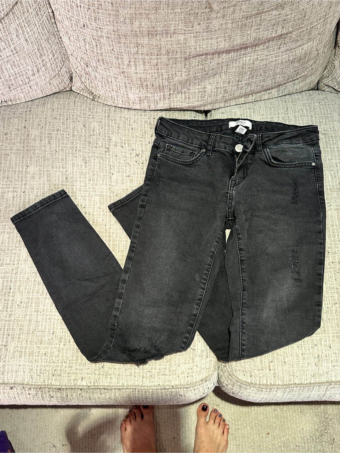 🆕 Black Denim Pants Size 26