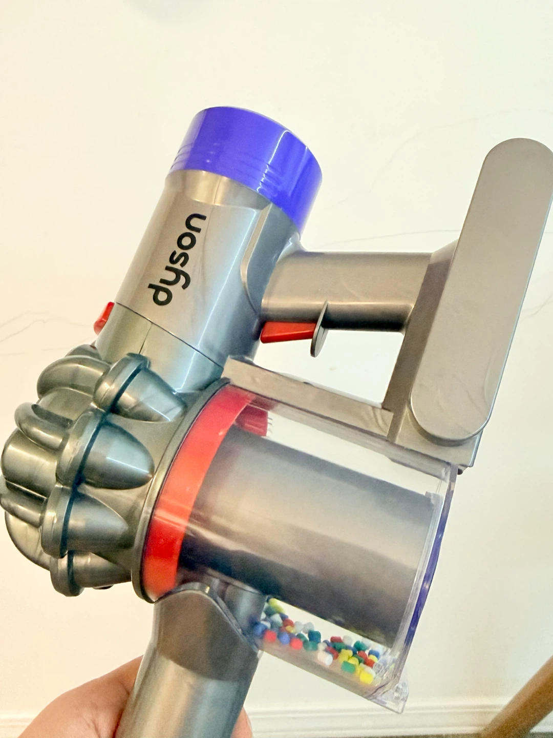 Dyson Toy Vacuum Cleaner - Orange and Grey