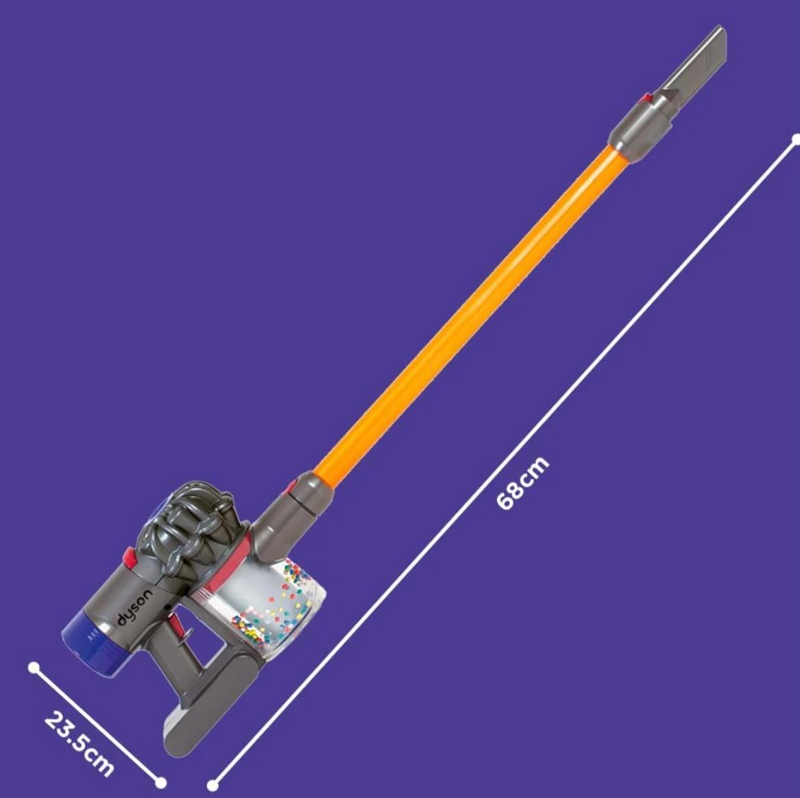 Dyson Toy Vacuum Cleaner - Orange and Grey - photo 3
