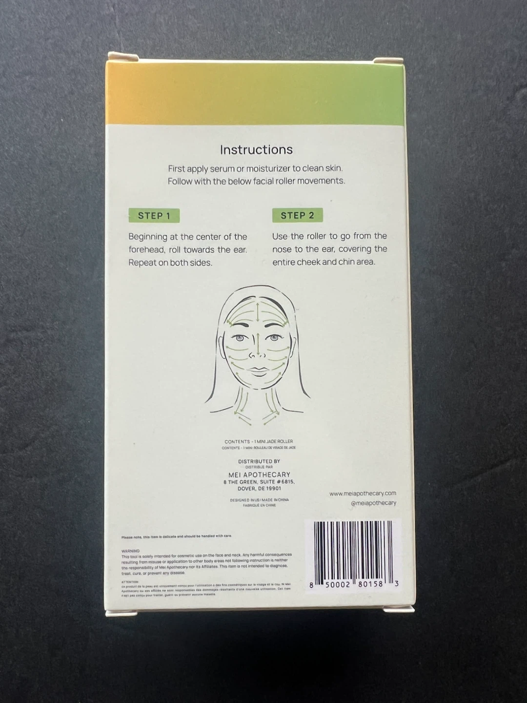 Mei Apothecary Mini Jade Facial Roller - photo 3